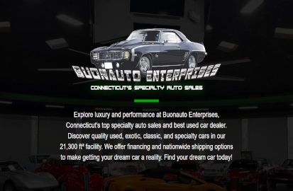 Entirtek website preview of Buonauto Enterprises