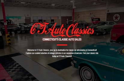 Entirtek website preview of CT Auto Classics